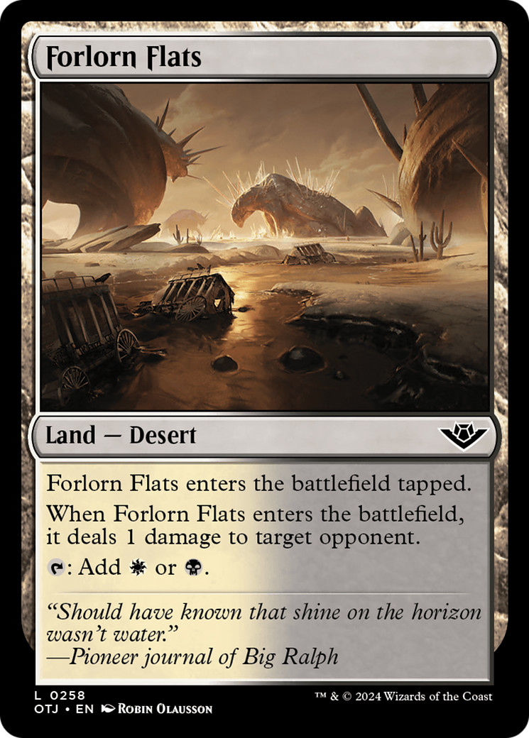 Forlorn Flats [Outlaws of Thunder Junction] | Webway Games