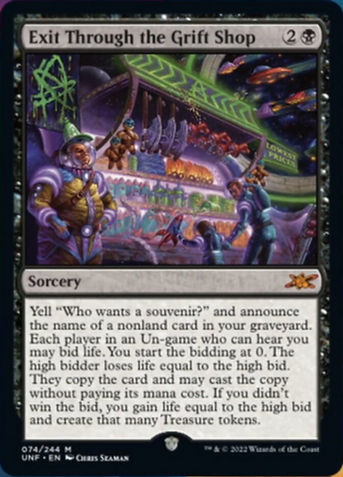 Exit Through the Grift Shop [Unfinity] | Webway Games