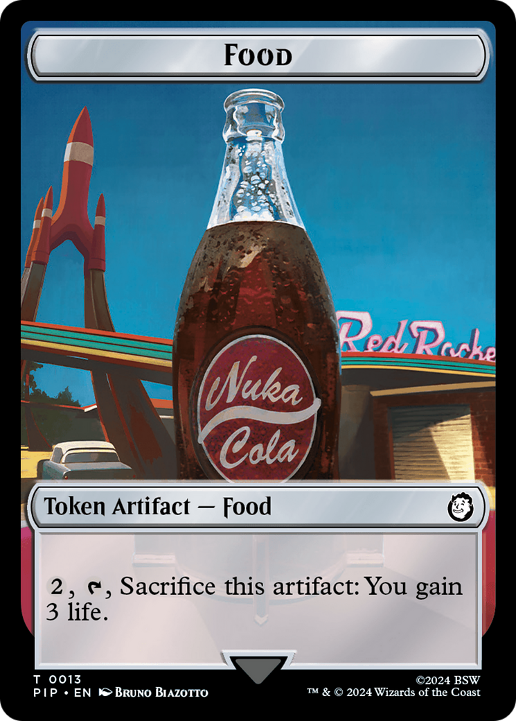 Food (013) // Squirrel Double-Sided Token [Fallout Tokens] | Webway Games