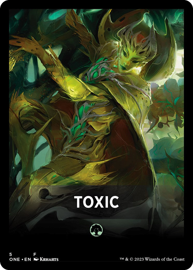 Toxic Theme Card [Phyrexia: All Will Be One Tokens] | Webway Games