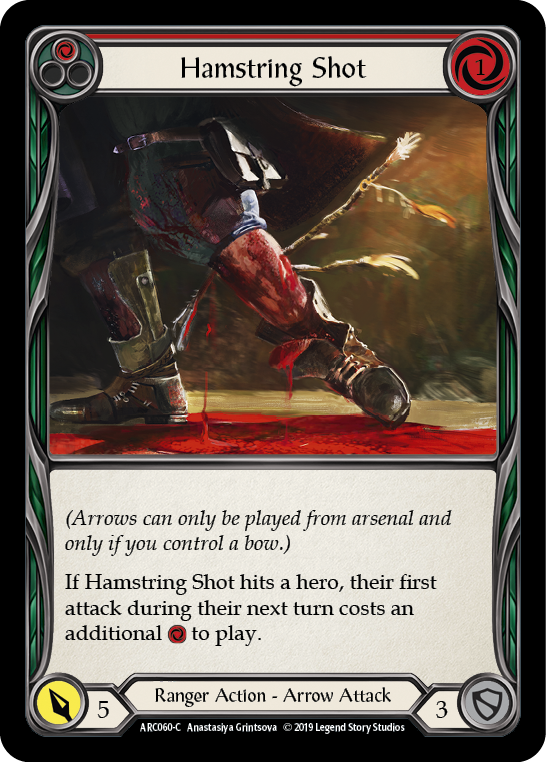 Hamstring Shot (Red) [ARC060-C] (Arcane Rising)  1st Edition Normal | Webway Games