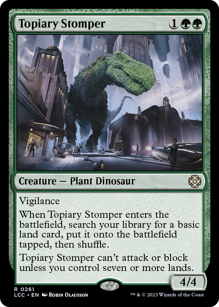 Topiary Stomper [The Lost Caverns of Ixalan Commander] | Webway Games