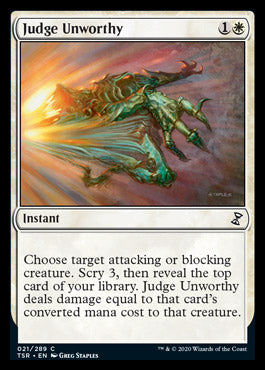Judge Unworthy [Time Spiral Remastered] | Webway Games