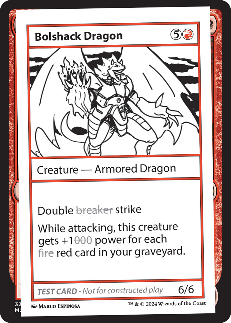 Bolshack Dragon [Mystery Booster 2 Playtest Cards] | Webway Games