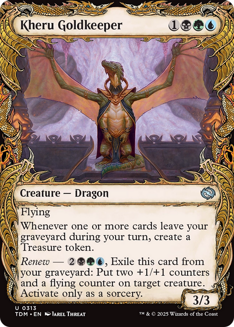 Kheru Goldkeeper (Showcase) [Tarkir: Dragonstorm] | Webway Games