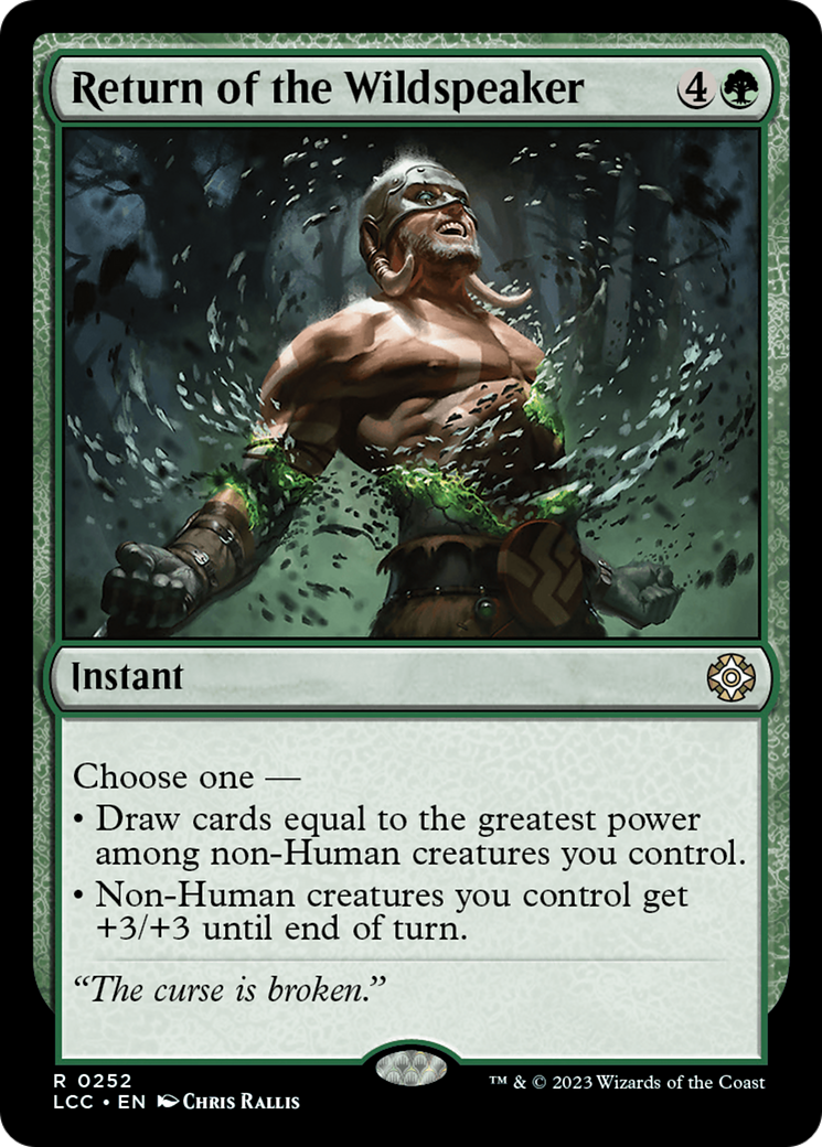 Return of the Wildspeaker [The Lost Caverns of Ixalan Commander] | Webway Games