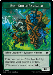 Food // Rust-Shield Rampager Double-Sided Token [Bloomburrow Tokens] | Webway Games