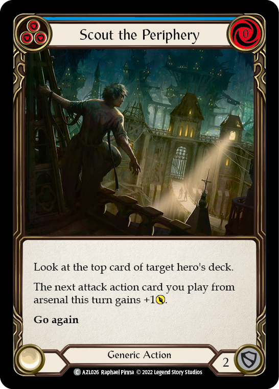 Scout the Periphery (Blue) [AZL026] (Outsiders Azalea Blitz Deck) | Webway Games