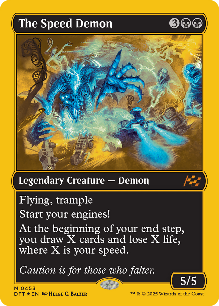 The Speed Demon (First-Place Foil) [Aetherdrift] | Webway Games