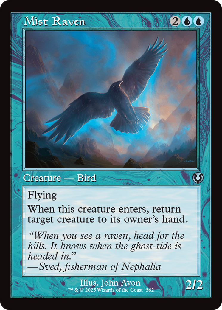 Mist Raven (Retro Frame) [Innistrad Remastered] | Webway Games