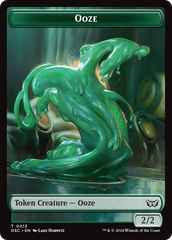 Insect (0012) // Ooze (0013) Double-Sided Token [Duskmourn: House of Horror Commander Tokens] | Webway Games