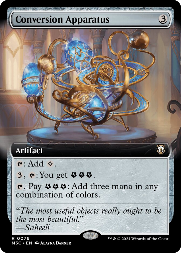 Conversion Apparatus (Extended Art) (Ripple Foil) [Modern Horizons 3 Commander] | Webway Games