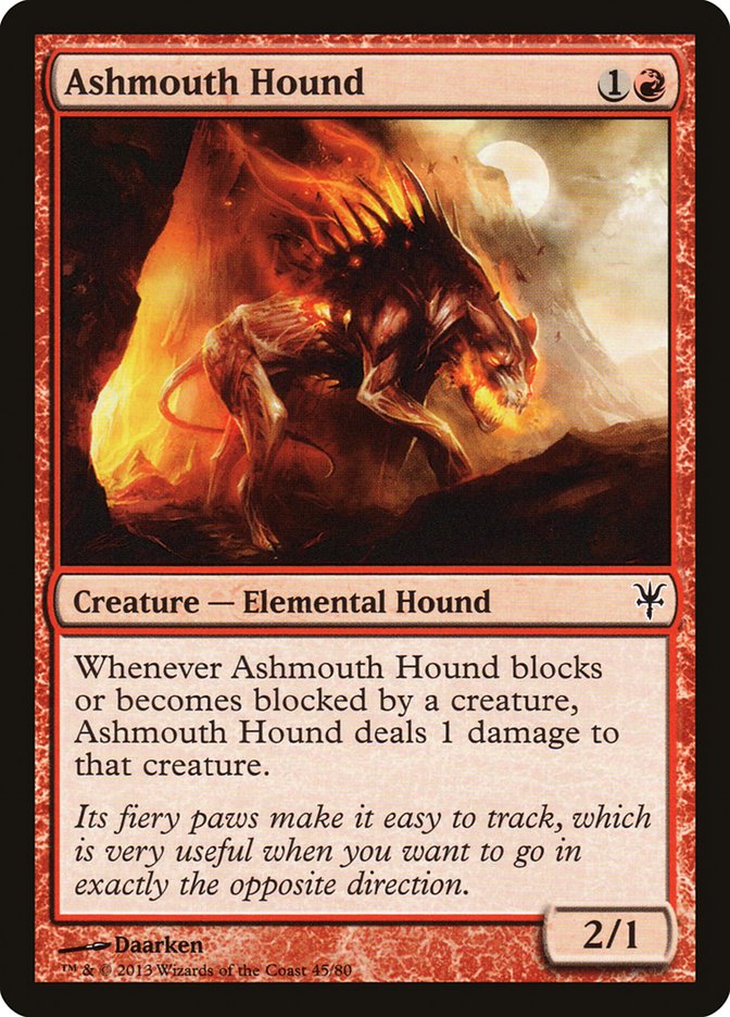 Ashmouth Hound [Duel Decks: Sorin vs. Tibalt] | Webway Games
