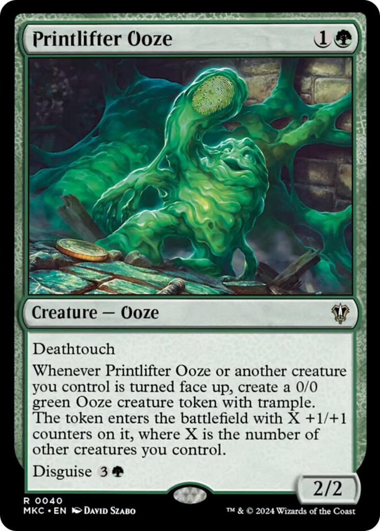 Printlifter Ooze [Murders at Karlov Manor Commander] | Webway Games