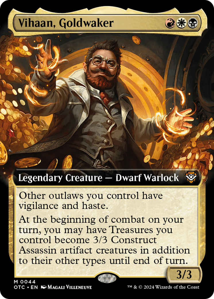 Vihaan, Goldwaker (Extended Art) [Outlaws of Thunder Junction Commander] | Webway Games