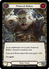 Primeval Bellow (Yellow) [U-WTR036] (Welcome to Rathe Unlimited)  Unlimited Normal | Webway Games