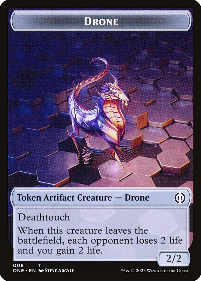 Phyrexian Mite (012) // Drone Double-Sided Token [Phyrexia: All Will Be One Tokens] | Webway Games
