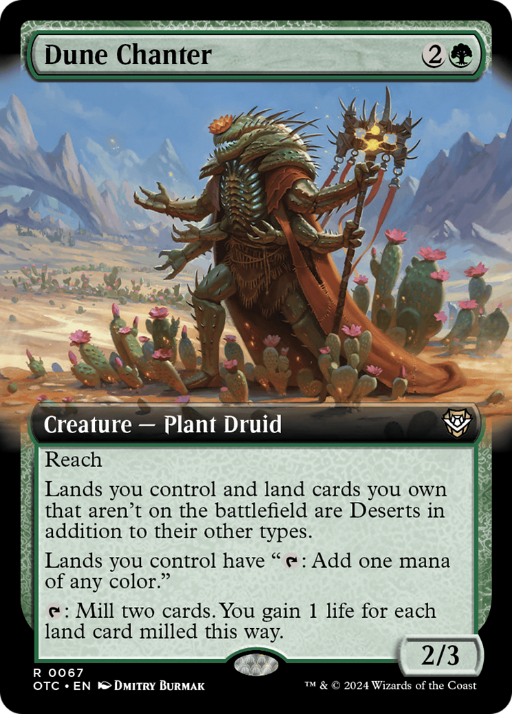Dune Chanter (Extended Art) [Outlaws of Thunder Junction Commander] | Webway Games