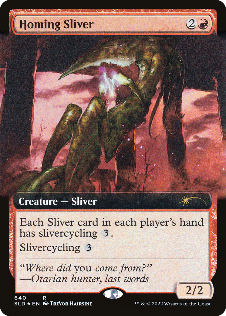 Homing Sliver (Extended Art) [Secret Lair Drop Promos] | Webway Games