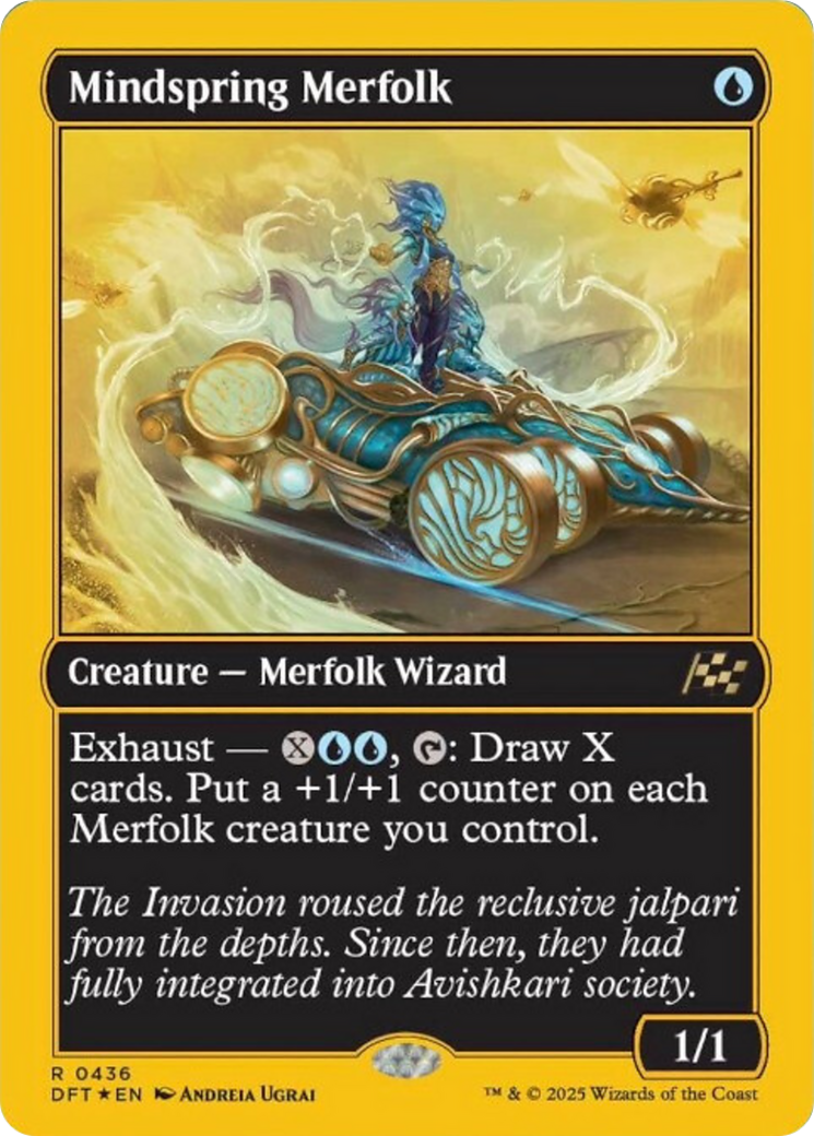 Mindspring Merfolk (First-Place Foil) [Aetherdrift] | Webway Games
