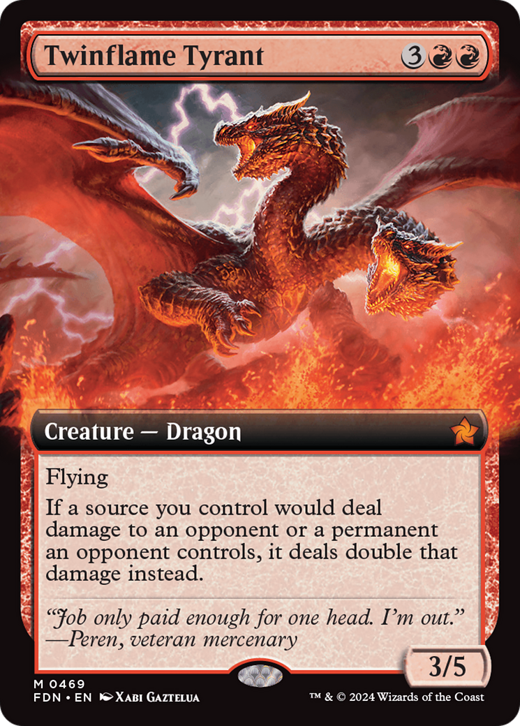 Twinflame Tyrant (Extended Art) [Foundations] | Webway Games