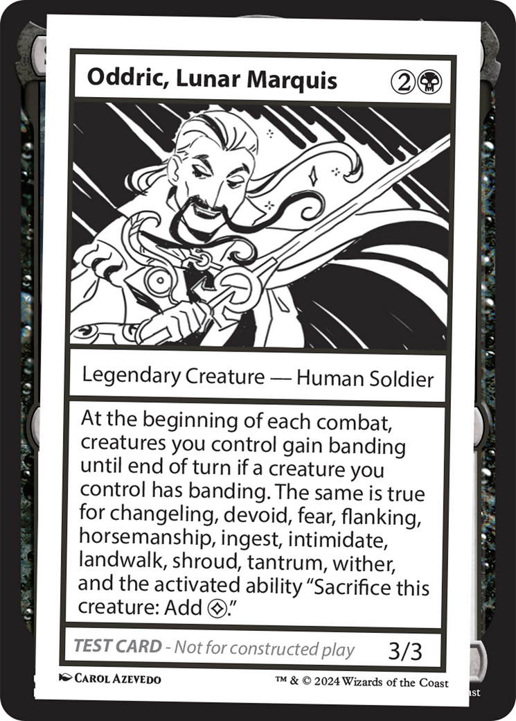 Oddric, Lunar Marquis [Mystery Booster 2 Playtest Cards] | Webway Games