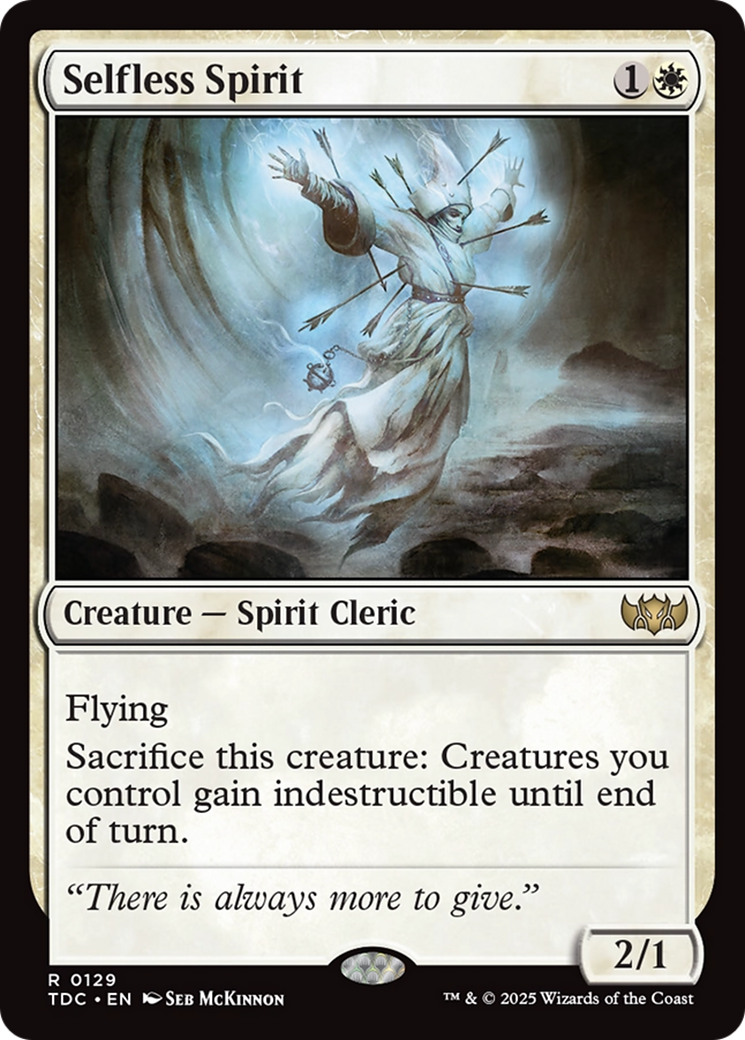Selfless Spirit [Tarkir: Dragonstorm Commander] | Webway Games
