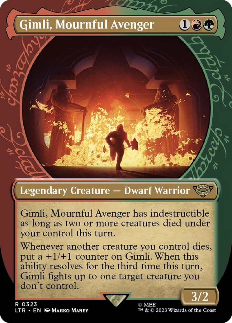 Gimli, Mournful Avenger (Showcase Ring Frame) [The Lord of the Rings: Tales of Middle-Earth] | Webway Games