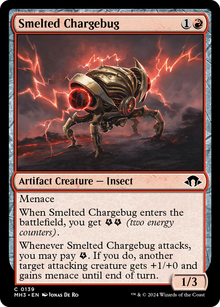 Smelted Chargebug [Modern Horizons 3] | Webway Games