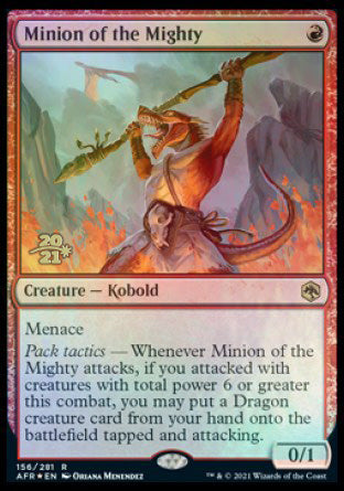 Minion of the Mighty [Dungeons & Dragons: Adventures in the Forgotten Realms Prerelease Promos] | Webway Games