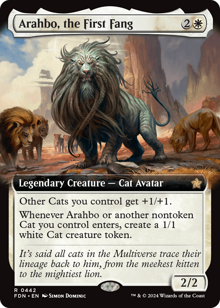 Arahbo, the First Fang (Extended Art) [Foundations] | Webway Games