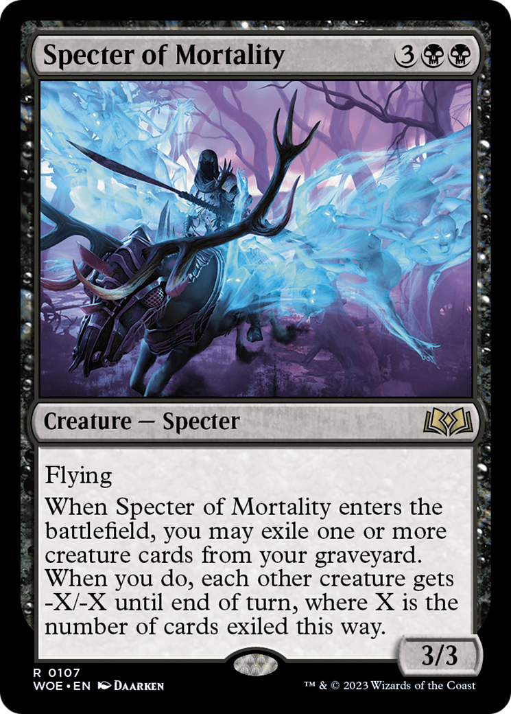Specter of Mortality [Wilds of Eldraine] | Webway Games