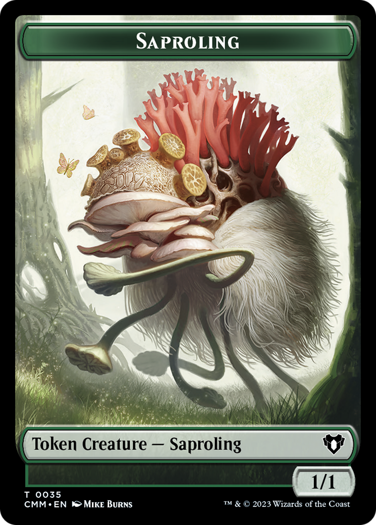 Saproling Token [Commander Masters Tokens] | Webway Games