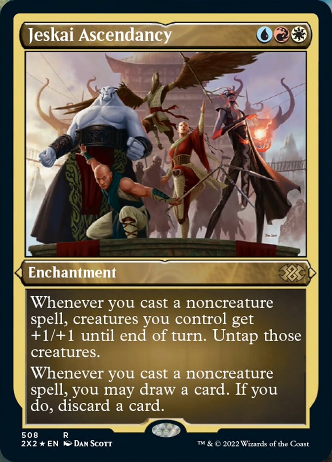 Jeskai Ascendancy (Foil Etched) [Double Masters 2022] | Webway Games