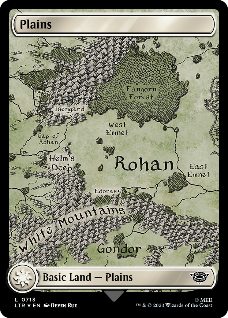 Plains (0713) (Surge Foil) [The Lord of the Rings: Tales of Middle-Earth] | Webway Games