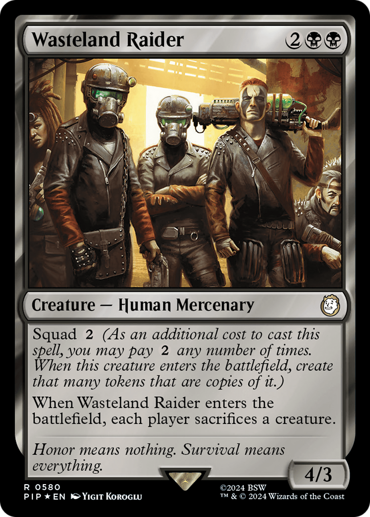 Wasteland Raider (Surge Foil) [Fallout] | Webway Games