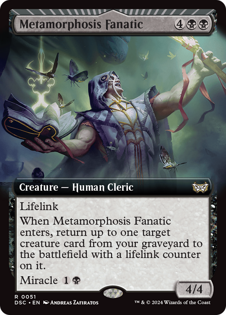 Metamorphosis Fanatic (Extended Art) [Duskmourn: House of Horror Commander] | Webway Games