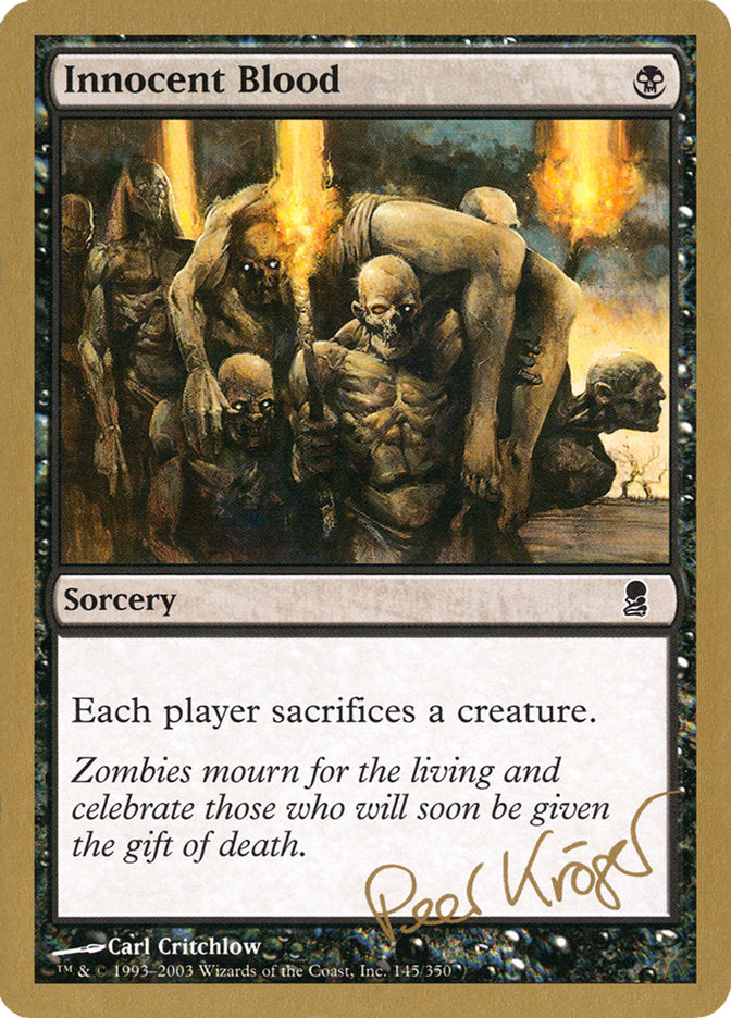 Innocent Blood (Peer Kroger) [World Championship Decks 2003] | Webway Games