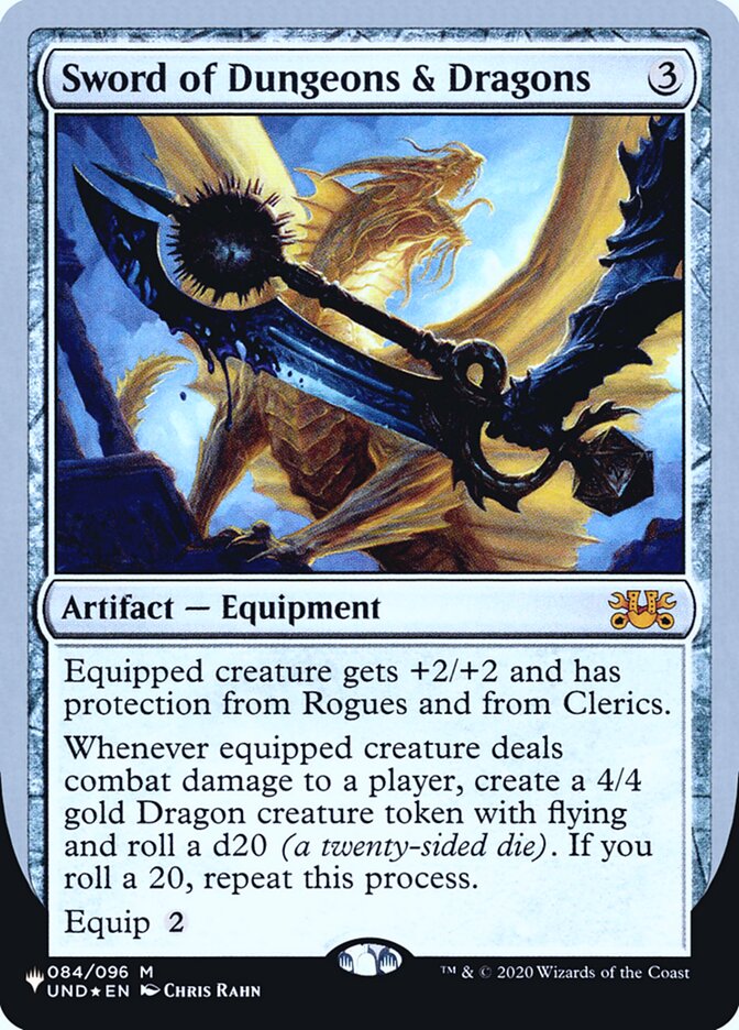 Sword of Dungeons & Dragons (Unfinity Foil Edition) [The List] | Webway Games