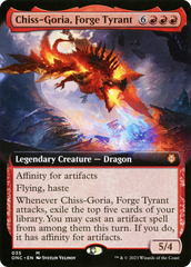 Chiss-Goria, Forge Tyrant (Extended Art) [Phyrexia: All Will Be One Commander] | Webway Games
