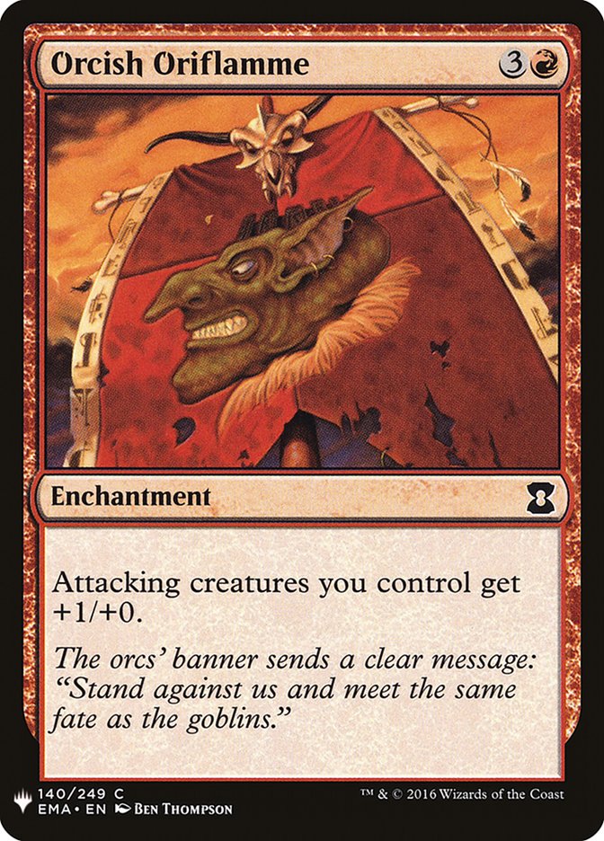 Orcish Oriflamme [Mystery Booster] | Webway Games