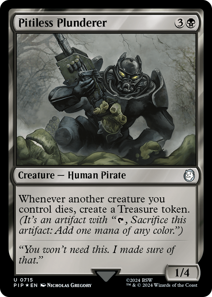 Pitiless Plunderer (Surge Foil) [Fallout] | Webway Games