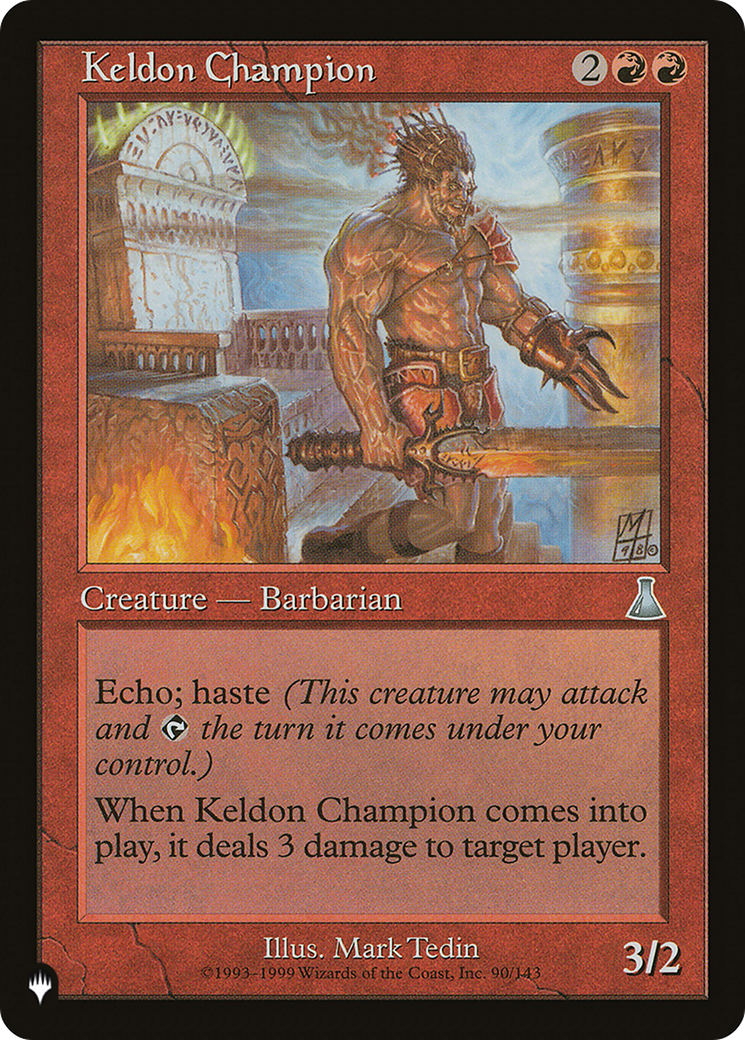 Keldon Champion [The List] | Webway Games