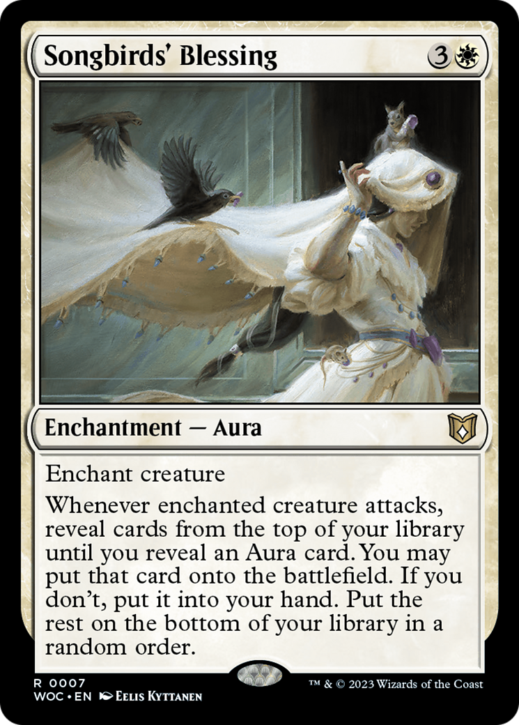 Songbirds' Blessing [Wilds of Eldraine Commander] | Webway Games