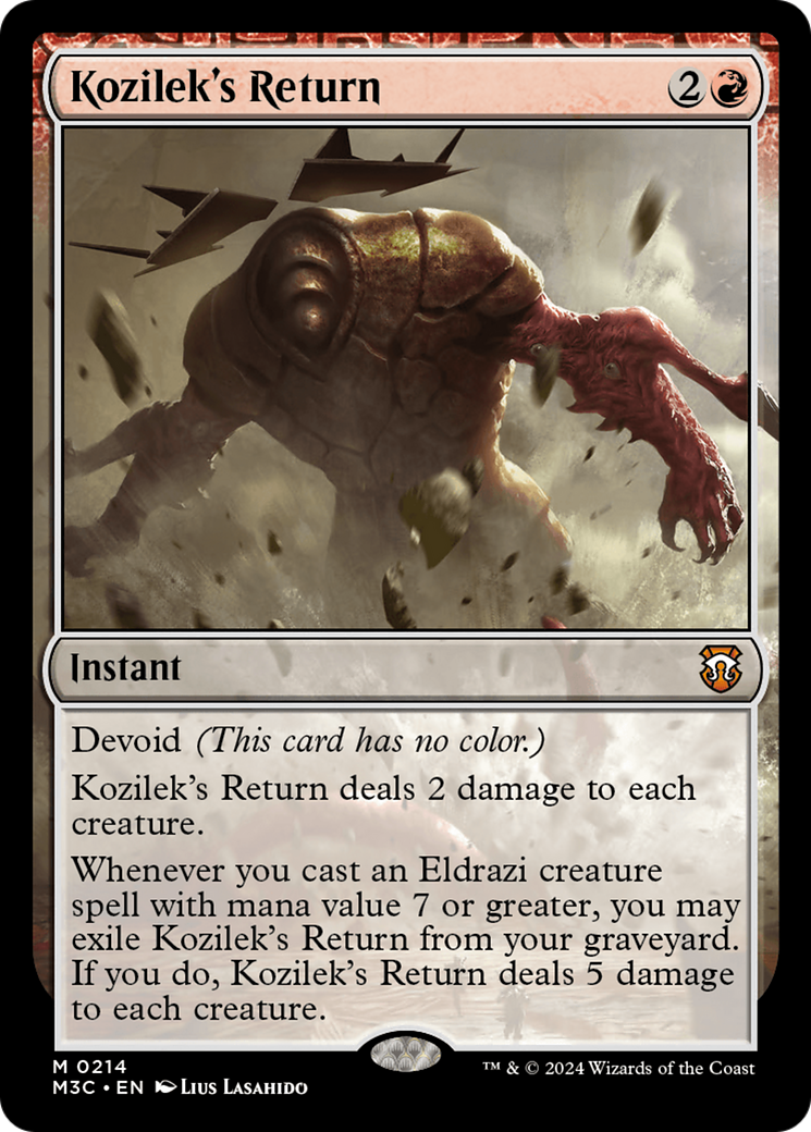 Kozilek's Return (Ripple Foil) [Modern Horizons 3 Commander] | Webway Games