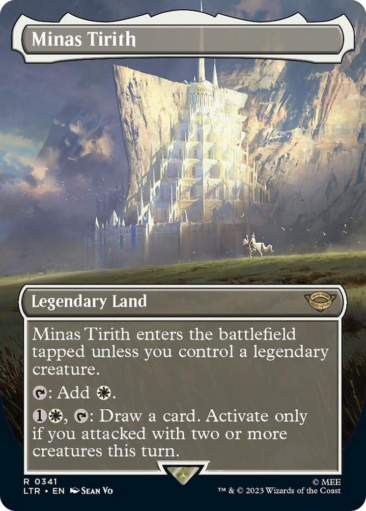 Minas Tirith (Borderless Alternate Art) (341) [The Lord of the Rings: Tales of Middle-Earth] | Webway Games