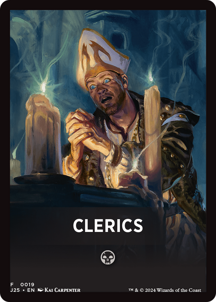 Clerics Theme Card [Foundations Jumpstart Front Cards] | Webway Games