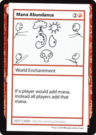 Mana Abundance (2021 Edition) [Mystery Booster Playtest Cards] | Webway Games