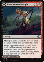 Bloodsoaked Insight // Sanguine Morass [Modern Horizons 3] | Webway Games