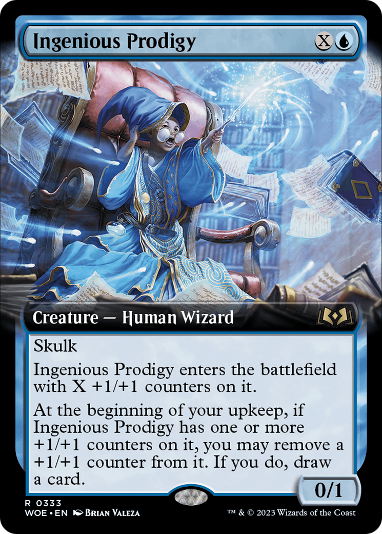 Ingenious Prodigy (Extended Art) [Wilds of Eldraine] | Webway Games